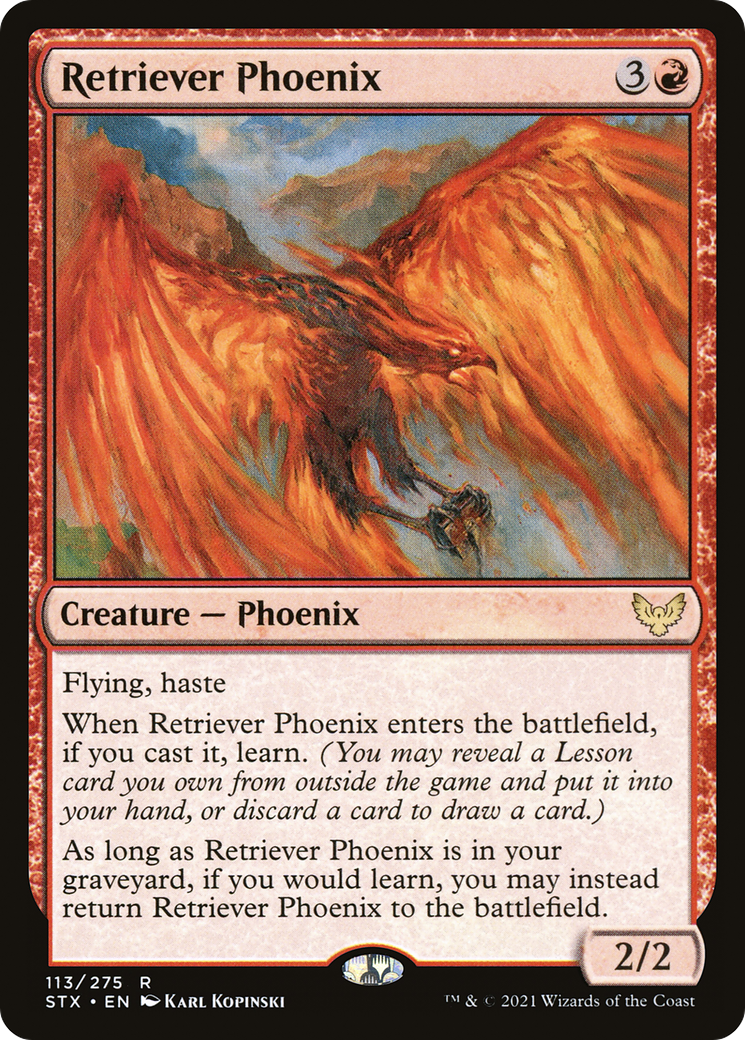 Retriever Phoenix (113) [Strixhaven: School of Mages] - Deck Out Gaming
