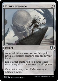 Titan's Presence (810) [Commander Masters] - Deck Out Gaming