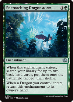 Encroaching Dragonstorm (142) [Tarkir: Dragonstorm] foil - Deck Out Gaming