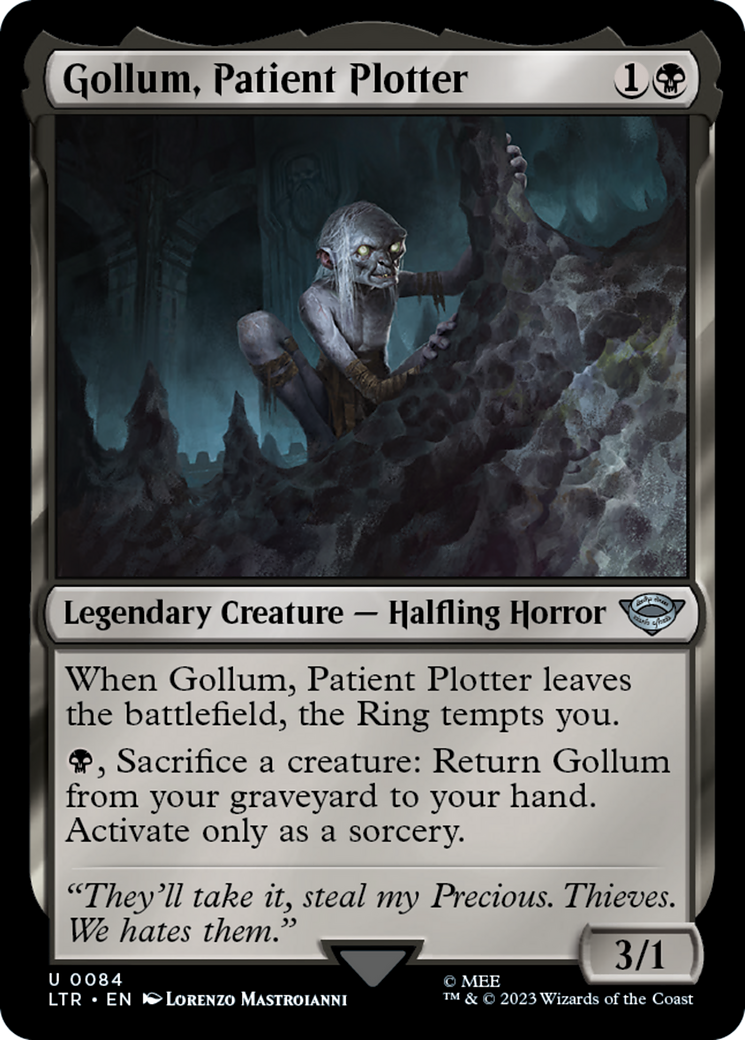 Gollum, Patient Plotter (84) [The Lord of the Rings: Tales of Middle-earth] foil - Deck Out Gaming