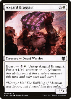 Axgard Braggart (1) [Kaldheim] - Deck Out Gaming