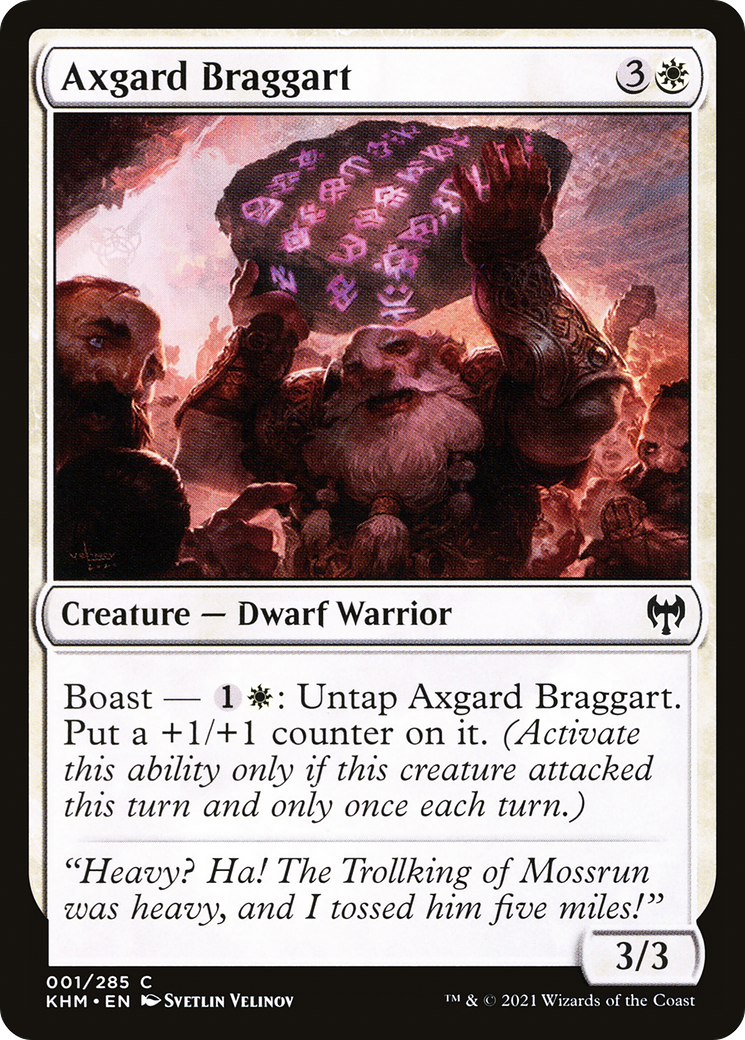 Axgard Braggart (1) [Kaldheim] - Deck Out Gaming