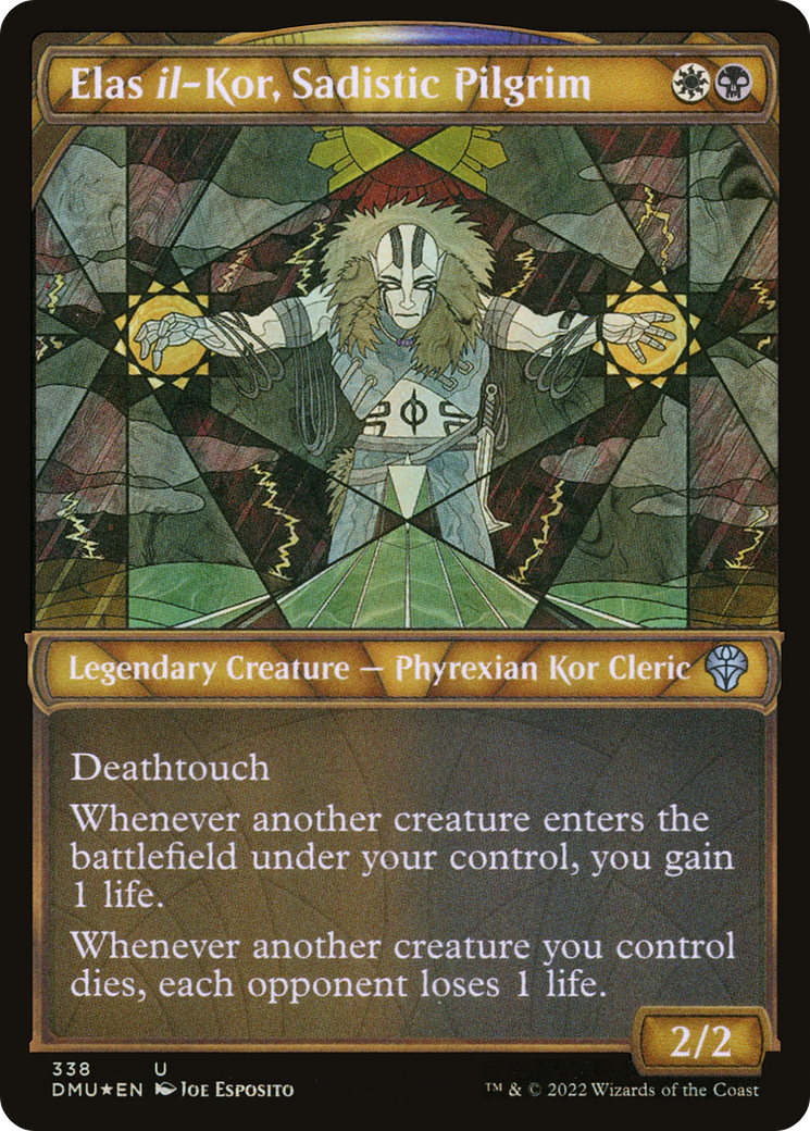 Elas il-Kor, Sadistic Pilgrim (Textured Foil) (338) [Dominaria United] foil - Deck Out Gaming