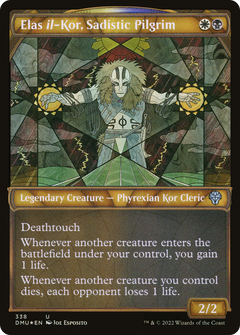Elas il-Kor, Sadistic Pilgrim (Textured Foil) (338) [Dominaria United] foil - Deck Out Gaming