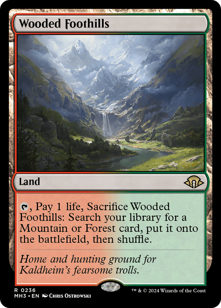 Wooded Foothills (236) [Modern Horizons 3] - Deck Out Gaming
