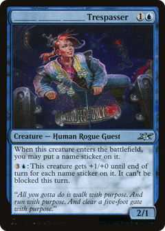 _______ _______ _______ Trespasser (Galaxy Foil) (347) [Unfinity] foil - Deck Out Gaming