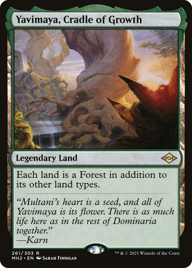 Yavimaya, Cradle of Growth (261) [Modern Horizons 2] - Deck Out Gaming