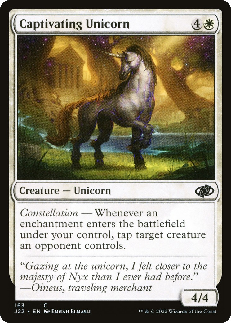 Captivating Unicorn (163) [Jumpstart 2022] - Deck Out Gaming