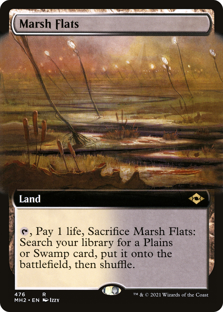 Marsh Flats (Extended Art) (476) [Modern Horizons 2] foil - Deck Out Gaming