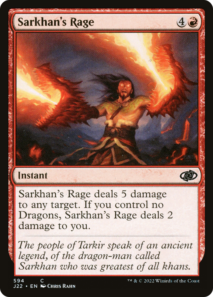Sarkhan's Rage (594) [Jumpstart 2022] - Deck Out Gaming
