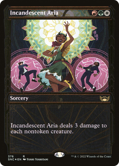 Incandescent Aria (Gilded Foil) (376) [Streets of New Capenna] foil - Deck Out Gaming