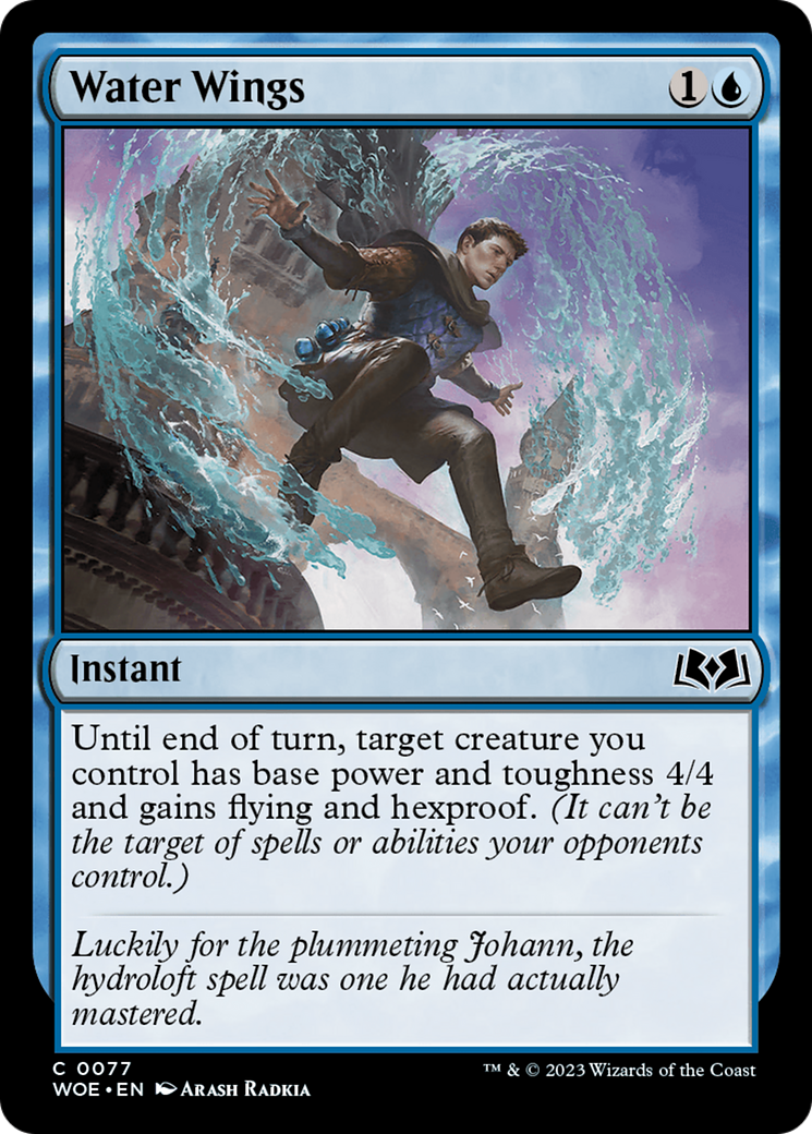 Water Wings (77) [Wilds of Eldraine] foil - Deck Out Gaming