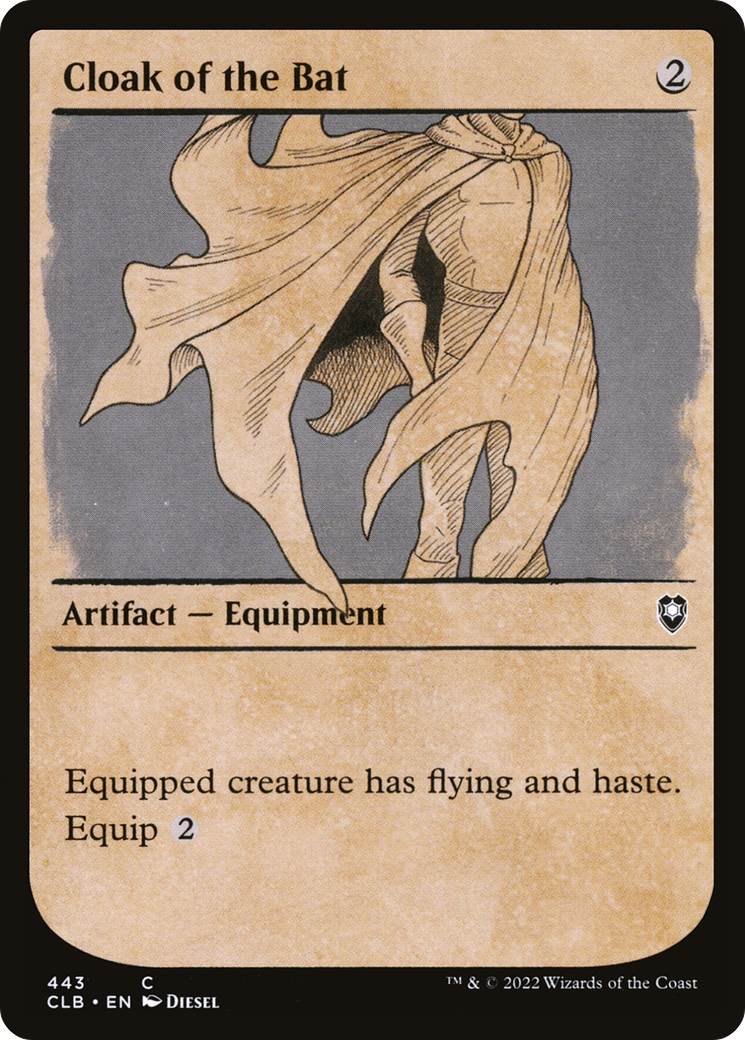 Cloak of the Bat (Showcase) (443) [Commander Legends: Battle for Baldur's Gate] foil - Deck Out Gaming