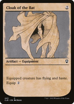 Cloak of the Bat (Showcase) (443) [Commander Legends: Battle for Baldur's Gate] foil - Deck Out Gaming