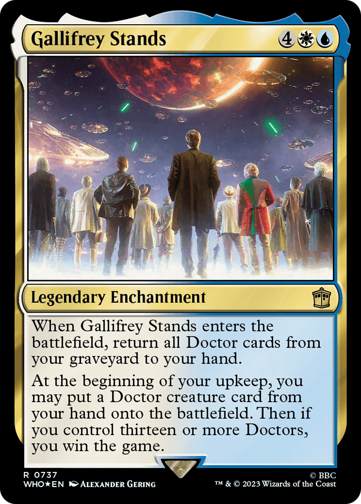 Gallifrey Stands (Surge Foil) (737) [Doctor Who] foil - Deck Out Gaming