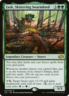 Zask, Skittering Swarmlord (47) [Jumpstart 2022] - Deck Out Gaming