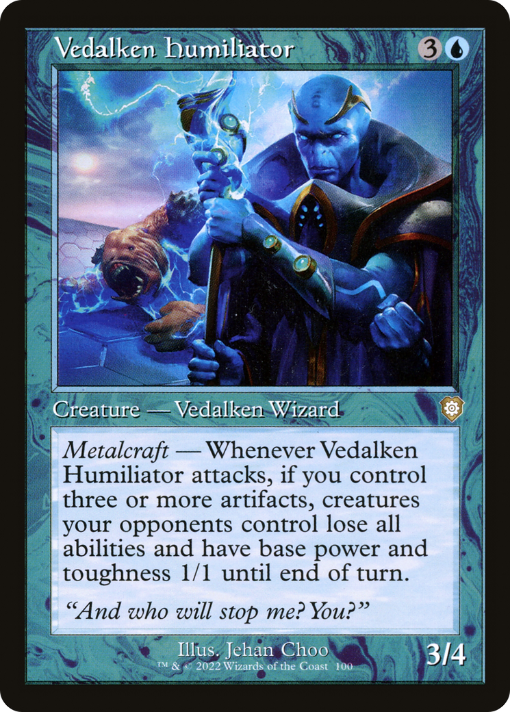 Vedalken Humiliator (Retro Frame) (100) [Commander: The Brothers' War] - Deck Out Gaming