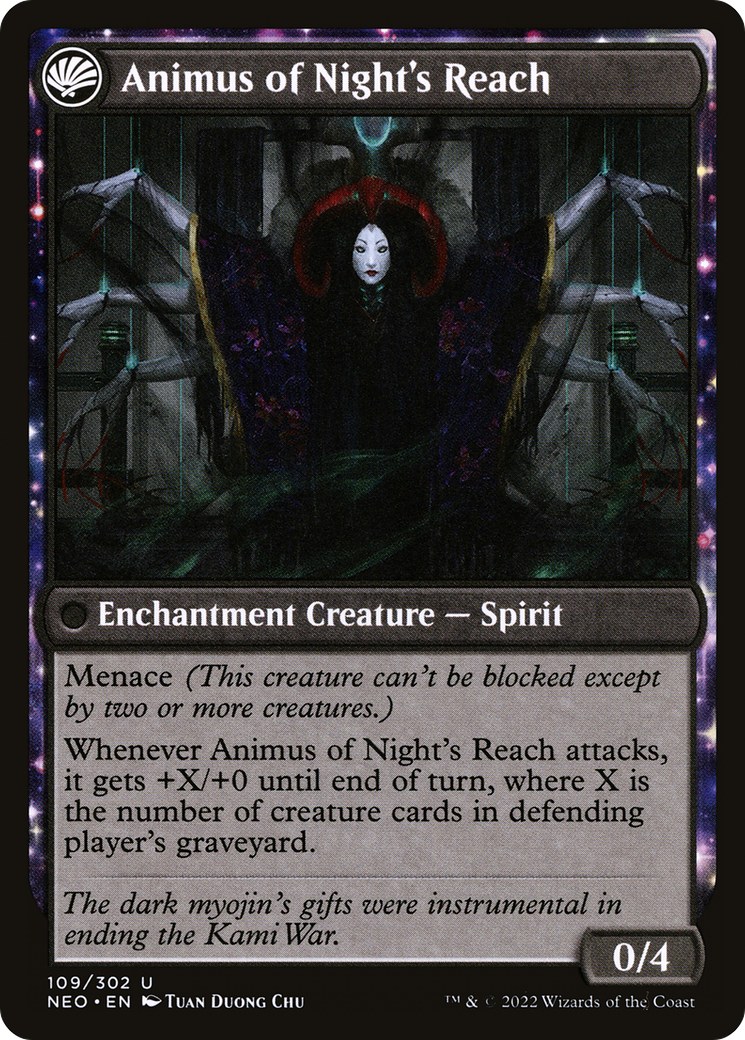 The Long Reach of Night (109) [Kamigawa: Neon Dynasty] - Deck Out Gaming