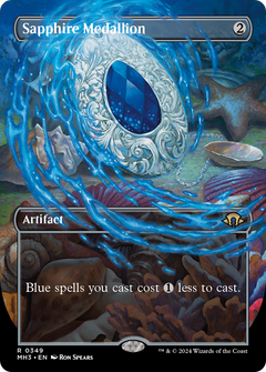 Sapphire Medallion (Borderless) (349) [Modern Horizons 3] - Deck Out Gaming