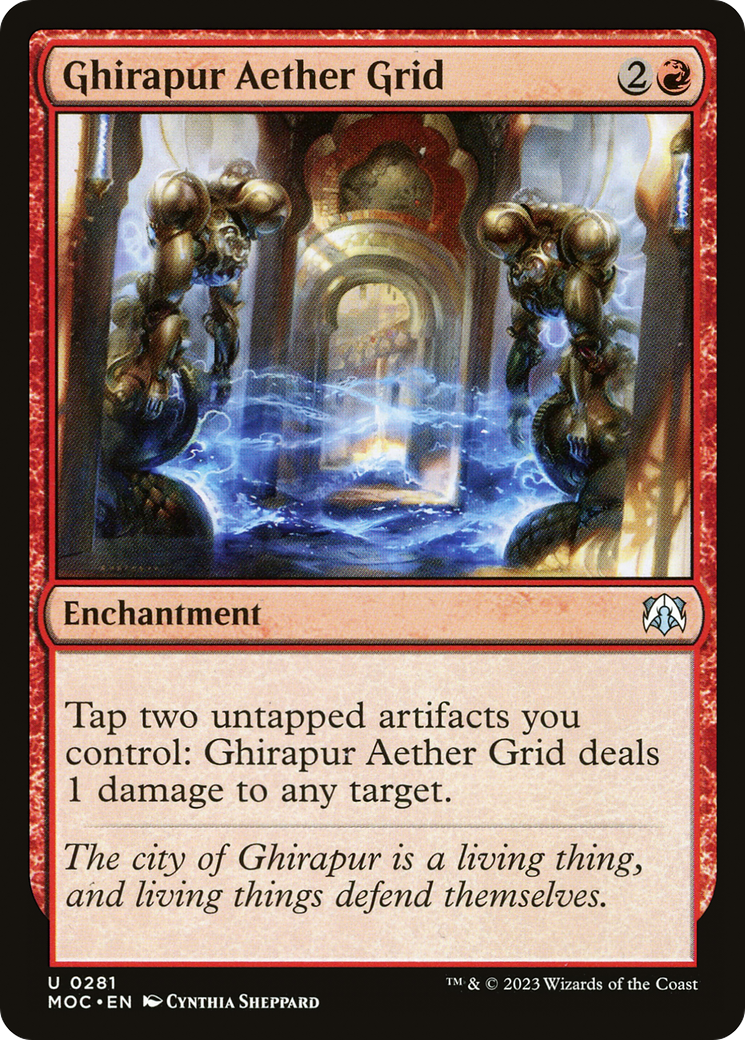 Ghirapur Aether Grid (281) [March of the Machine Commander] - Deck Out Gaming