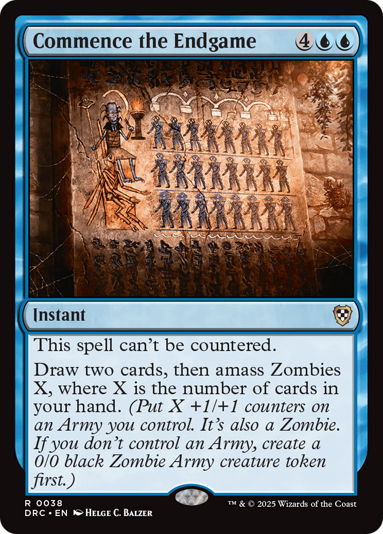 Commence the Endgame (38) [Commander: Aetherdrift] - Deck Out Gaming