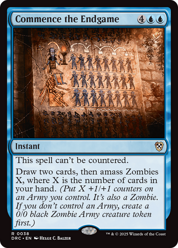 Commence the Endgame (38) [Commander: Aetherdrift] - Deck Out Gaming
