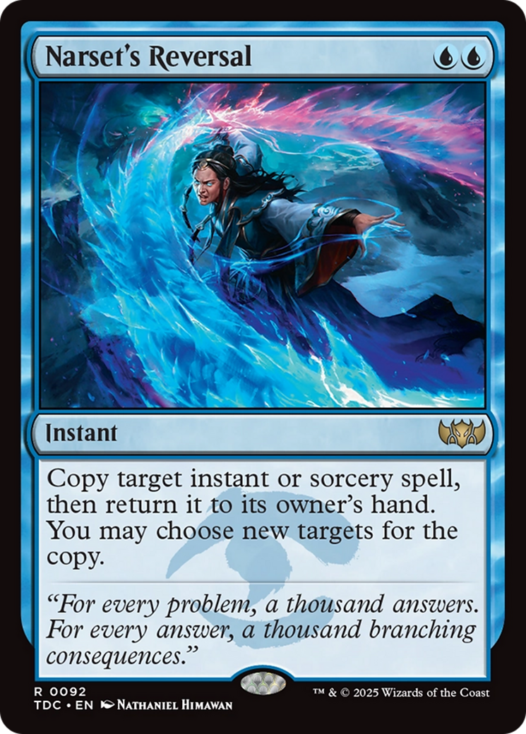 Narset's Reversal (92) [Commander: Tarkir: Dragonstorm] - Deck Out Gaming