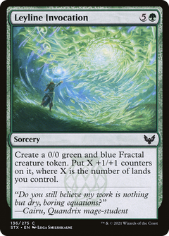 Leyline Invocation (136) [Strixhaven: School of Mages] foil - Deck Out Gaming
