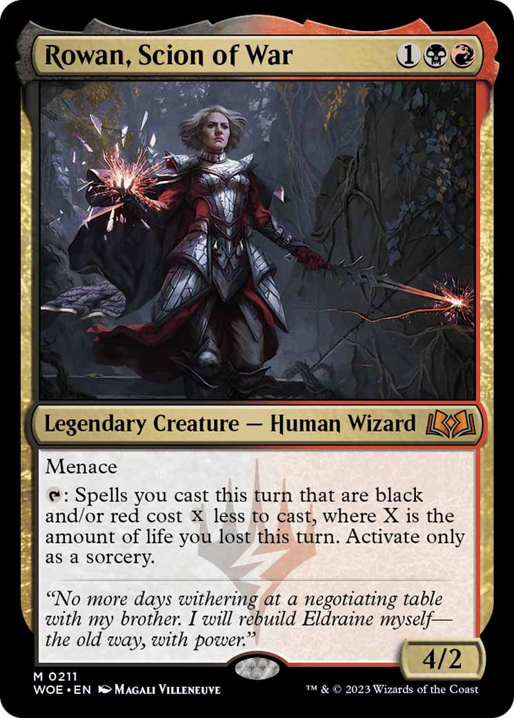 Rowan, Scion of War (211) [Wilds of Eldraine] - Deck Out Gaming