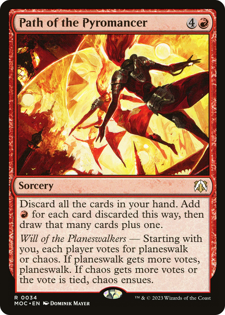 Path of the Pyromancer (34) [March of the Machine Commander] - Deck Out Gaming