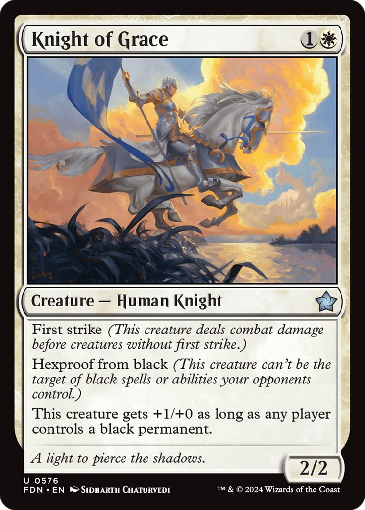 Knight of Grace (576) [Foundations] - Deck Out Gaming