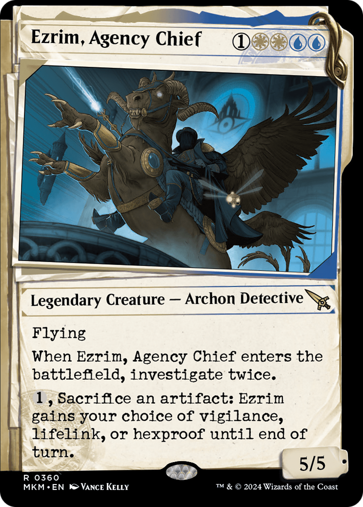 Ezrim, Agency Chief (Showcase) (360) [Murders at Karlov Manor] foil - Deck Out Gaming