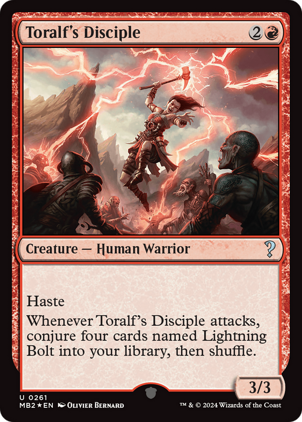 Toralf's Disciple (261) [Mystery Booster 2] foil - Deck Out Gaming
