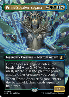 Prime Speaker Zegana (Anime Borderless) (439) [Ravnica Remastered] - Deck Out Gaming