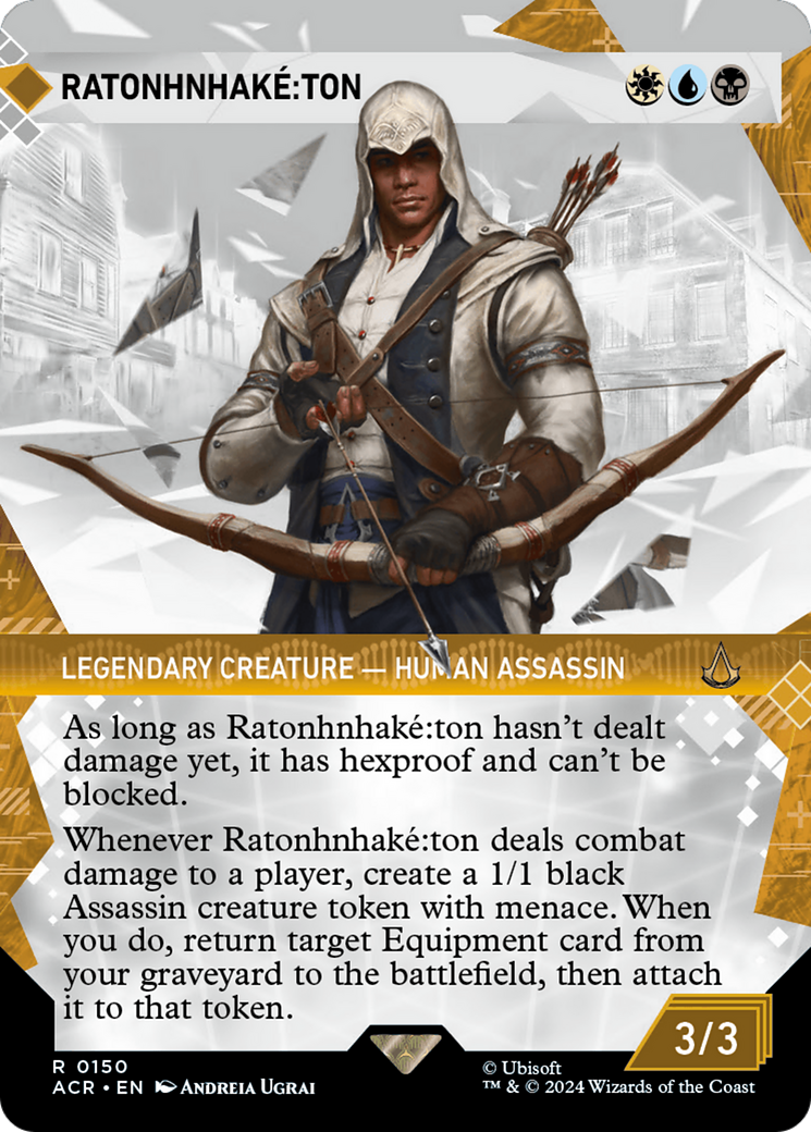 Ratonhnhake:ton (Showcase) (150) [Assassin's Creed] foil - Deck Out Gaming