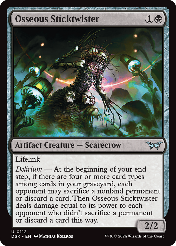 Osseous Sticktwister (112) [Duskmourn: House of Horror] foil - Deck Out Gaming