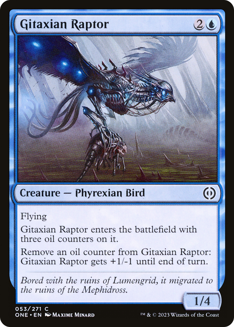 Gitaxian Raptor (53) [Phyrexia: All Will Be One] foil - Deck Out Gaming
