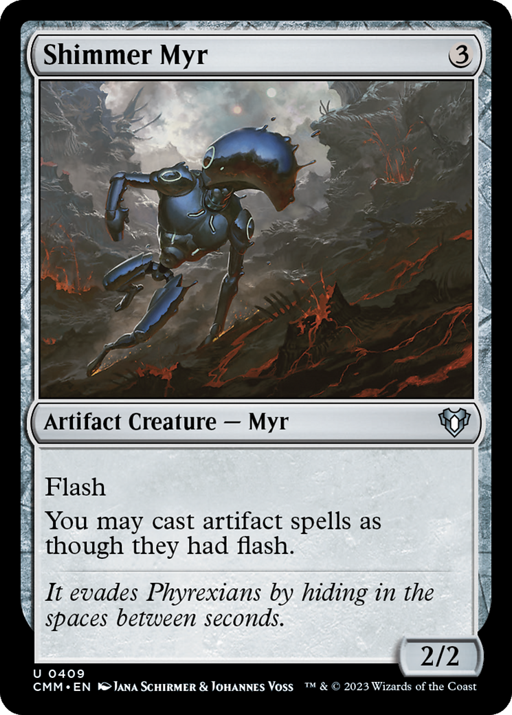 Shimmer Myr (409) [Commander Masters] foil - Deck Out Gaming