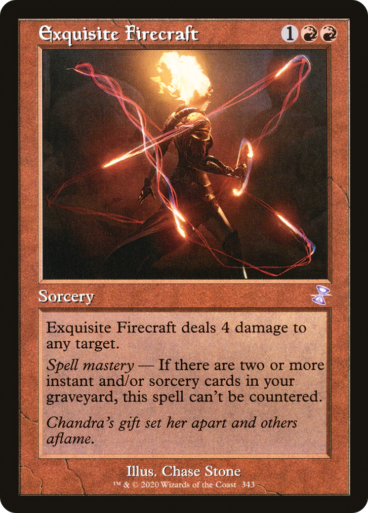 Exquisite Firecraft (343) [Time Spiral Remastered] foil - Deck Out Gaming