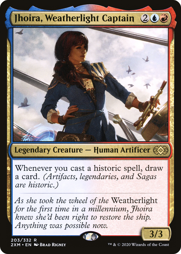 Jhoira, Weatherlight Captain (203) [Double Masters] foil - Deck Out Gaming