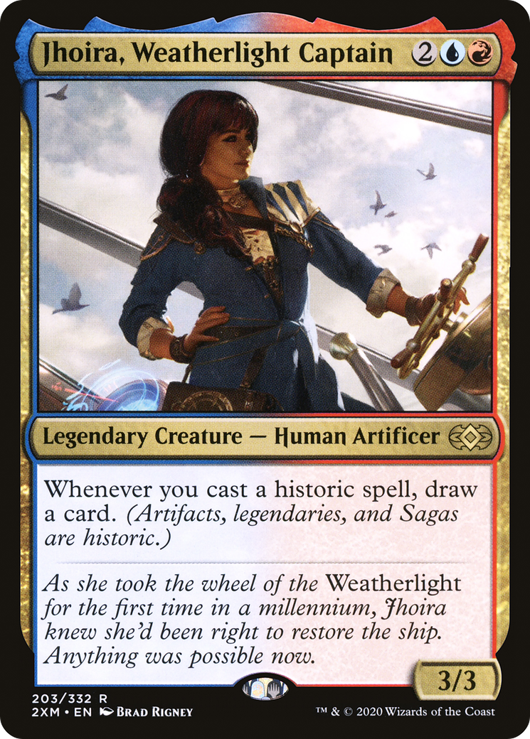 Jhoira, Weatherlight Captain (203) [Double Masters] foil - Deck Out Gaming
