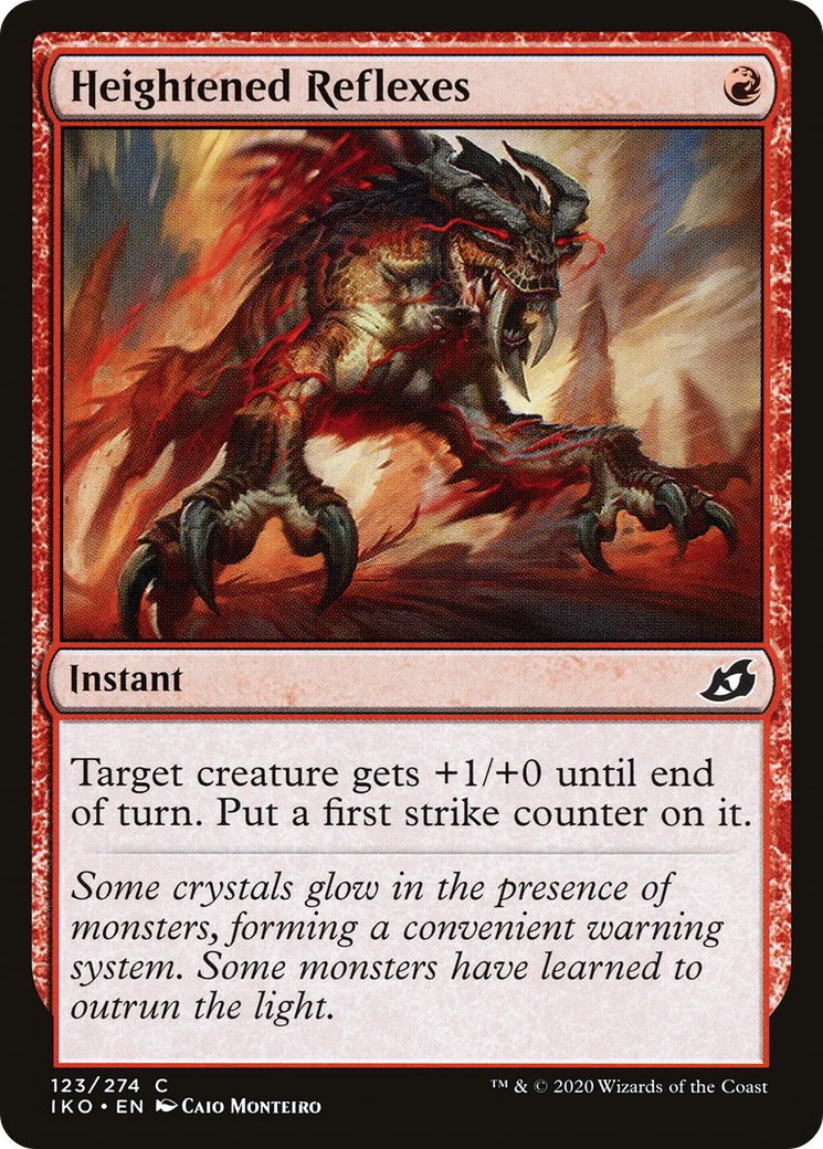 Heightened Reflexes (123) [Ikoria: Lair of Behemoths] foil - Deck Out Gaming