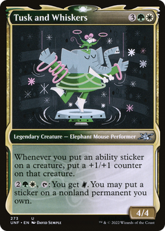 Tusk and Whiskers (Showcase) (273) [Unfinity] - Deck Out Gaming