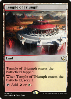 Temple of Triumph (438) [March of the Machine Commander] - Deck Out Gaming