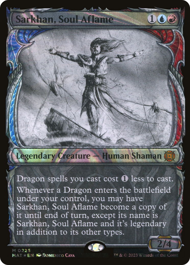 Sarkhan, Soul Aflame (Halo Foil) (225) [March of the Machine: The Aftermath] foil - Deck Out Gaming