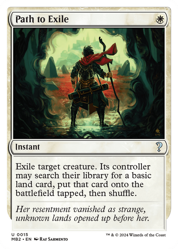 Path to Exile (White Border) (15) [Mystery Booster 2] - Deck Out Gaming