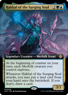 Hakbal of the Surging Soul (Extended Art) (29) [The Lost Caverns of Ixalan Commander] - Deck Out Gaming