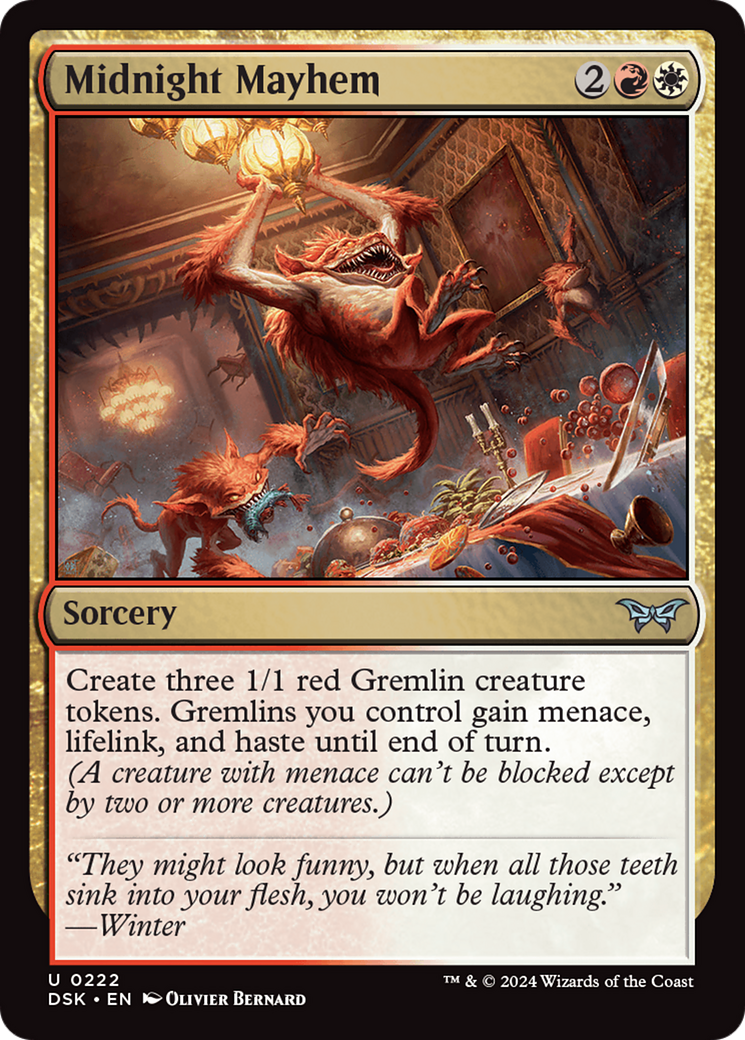 Midnight Mayhem (222) [Duskmourn: House of Horror] foil - Deck Out Gaming