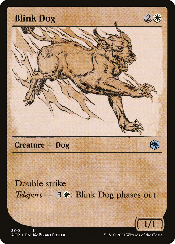 Blink Dog (300) [Adventures in the Forgotten Realms] foil - Deck Out Gaming