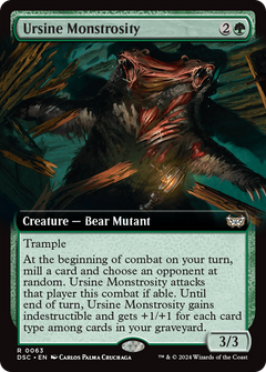 Ursine Monstrosity (Extended Art) (63) [Duskmourn: House of Horror Commander] - Deck Out Gaming